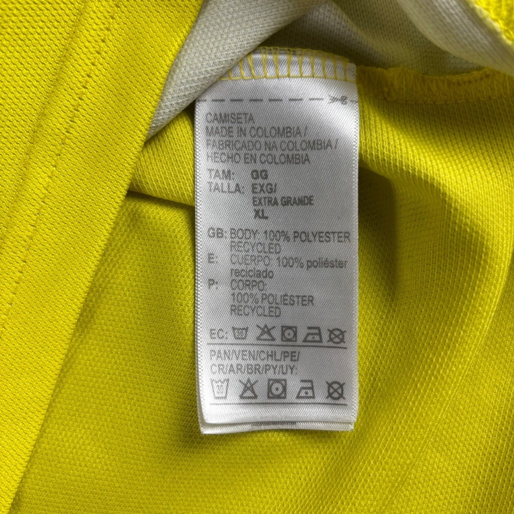 Adidas Colombia‎ National Soccer Team Jersey Mens XL ClimaLite 2018 World Cup - Picture 10 of 11